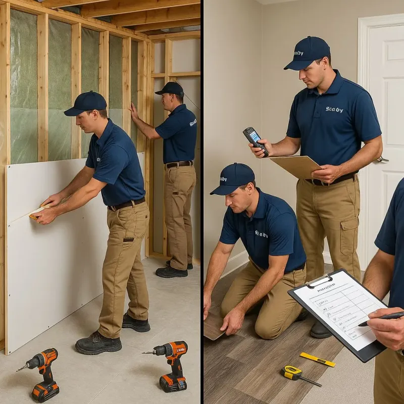 Repairs and Reconstruction process in West Mifflin, PA