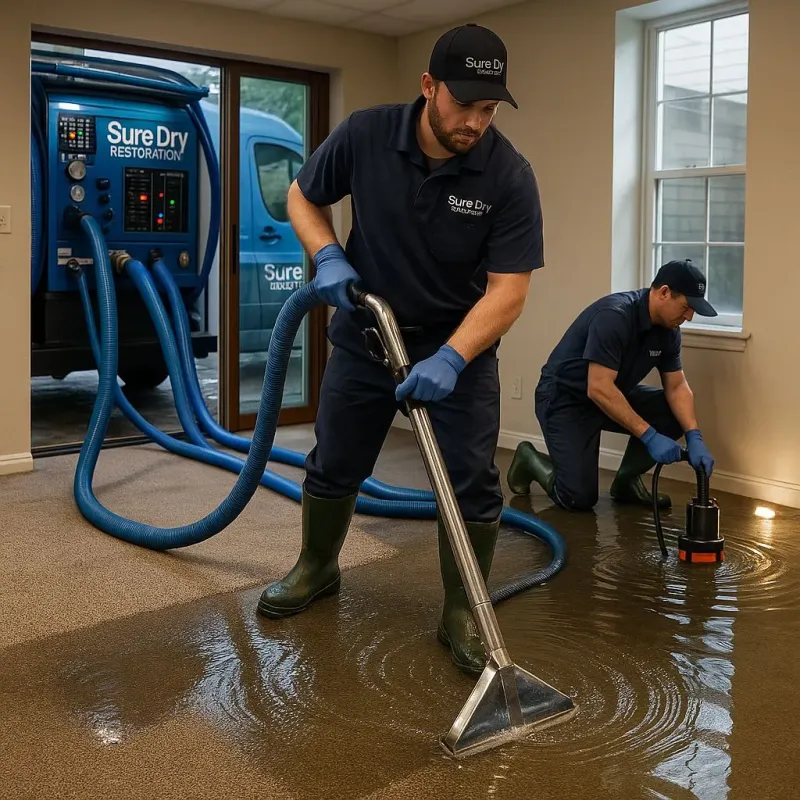 Water Extraction and Removal process in West Mifflin, PA